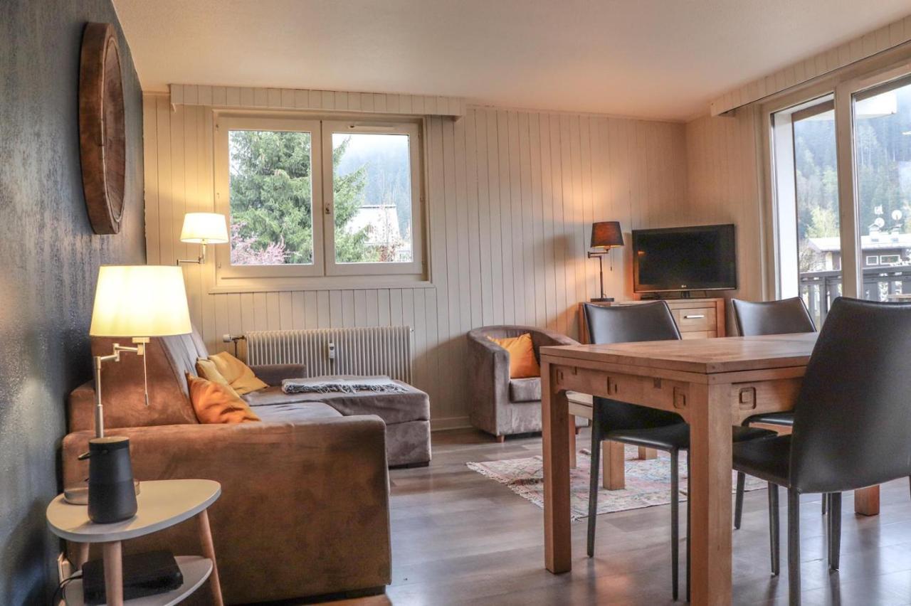Appartement Lyret Centre Chamonix, Vue D'Exception Экстерьер фото